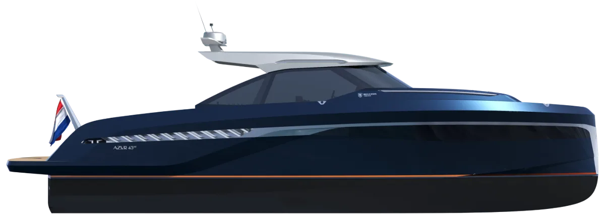 Bekkers AZUR 45HT with Navy Blue hull
