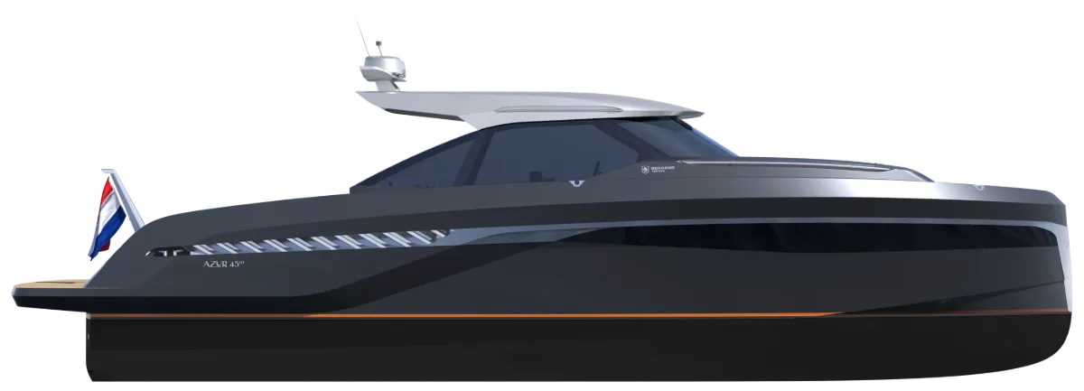 Bekkers AZUR 45HT with Volcano Grey hull